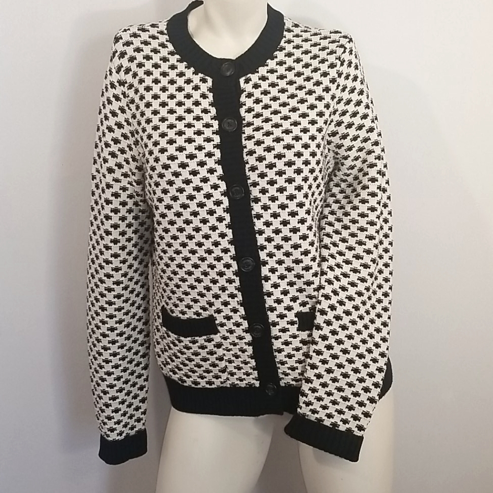 Chaps - Crewneck Cardigan Sweater